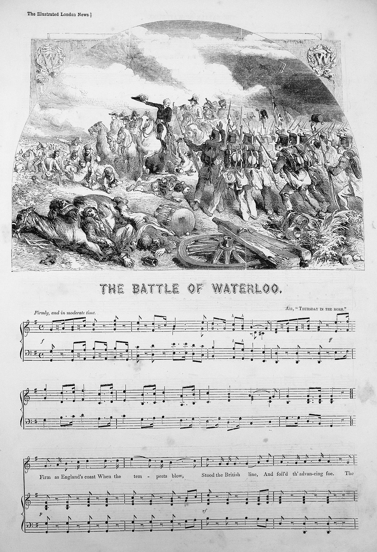 Battle of waterloo June 19 1852 1